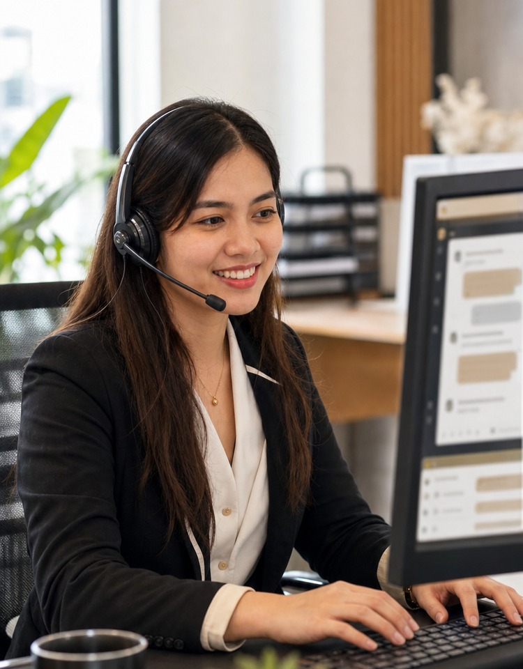 Illustration of business support professionals